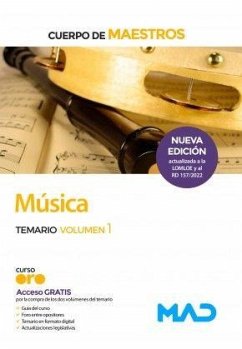 Cuerpo de maestros, música : temario