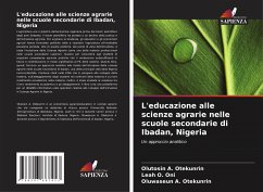 Cover L'educazione alle scienze agrarie nelle scuole secondarie di Ibadan, Nigeria