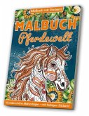 Malbuch: Erwachsene - Pferde