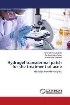 Hydrogel transdermal patch for the treatment of acne