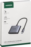 UGREEN USB-C to SD/TF + USB 2.0 Memory Card Reader