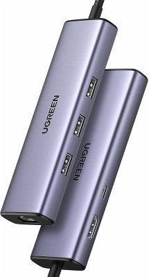 Cover UGREEN Revodok USB-C Hub mit 4K HDMI, Ethernet, PD100W