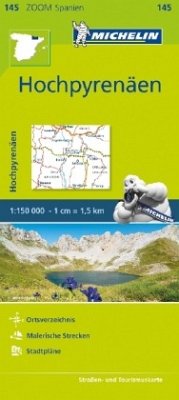 Michelin Karte Hochpyrenäen. Pyrénées Centrales. Béarn, Bigorre, Aragon (Mängelexemplar)