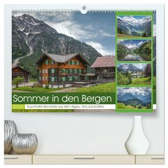Sommer in den Bergen (hochwertiger Premium Wandkalender 2025 DIN A2 quer), Kunstdruck in Hochglanz