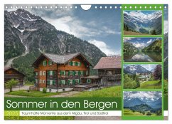 Sommer in den Bergen (Wandkalender 2025 DIN A4 quer), CALVENDO Monatskalender