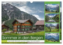 Sommer in den Bergen (Wandkalender 2025 DIN A3 quer), CALVENDO Monatskalender