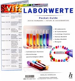 Laborwerte - extra kompakt & leicht verständlich - Pocket-Guide - Faltkarte A5 - Patienten-Ratgeber & Fachliteratur - Verlag Hawelka, Uwe