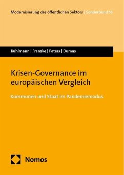 Krisen-Governance im europäischen Vergleich - Kuhlmann, Sabine;Franzke, Jochen;Peters, Niklas