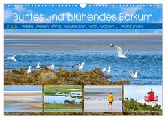 Buntes und blühendes Borkum (Wandkalender 2025 DIN A3 quer), CALVENDO Monatskalender - Calvendo;Balzer, Tatjana