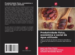 Produtividade física, económica e social da água utilizada - Ríos Flores, José Luis;Armendáriz Erives, Sigifredo;Hernández Ibarra, Gonzalo