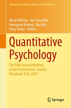 Quantitative Psychology (eBook, PDF) - Wiberg, Marie; Kim, Jee-Seon