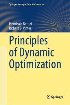 Principles of Dynamic Optimization (eBook, PDF) - Bettiol, Piernicola; Vinter, Richard B.