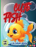 Cute Fish Coloring Book For Kids