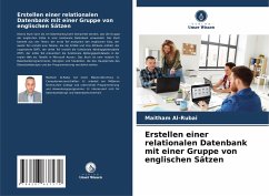Erstellen einer relationalen Datenbank mit einer Gruppe von englischen Sätzen - Al-Rubai, Maitham