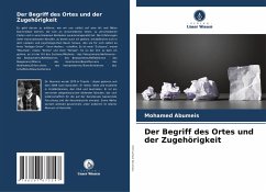 Cover Der Begriff des Ortes und der Zugehörigkeit