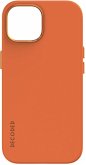 Decoded AntiMicrobial Silicone Backcover iPhone 15 Apricot