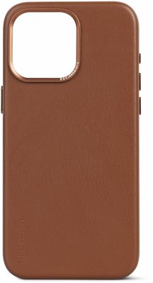 Decoded Leather Backcover for iPhone 15 Pro Tan