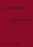 I. Pizzetti Tre Sonetti Del Petrarca: N.1 La Vita Fugge E Non Canto (O Voce Recit) E Pianoforte