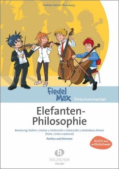 Cover Elefanten-Philosophie für Streichorchester und Klavier Partitur und Stimmen (Kopiervorlagen)
