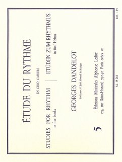 Cover Étude du rythme vol.5 Etüden zum Rhythmus Studies for rhythm