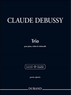 Claude Debussy, Trio pour piano, violon et violoncelle Piano, Violin and Cello Stimmen-Set