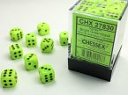 VortexŽ 12mm d6 Bright Green/black Dice Block (36 dice)