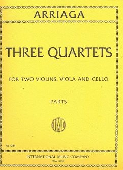 3 String Quartets parts