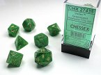 VortexŽ Polyhedral Green/gold 7-Die Set