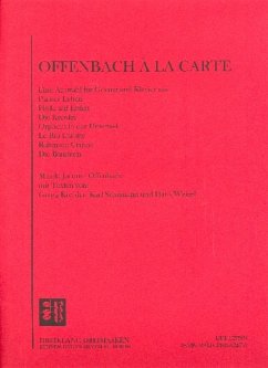Cover Offenbach ŕ la carte Eine Auswahl aus Operetten für Gesang und Klavier (dt/fr)