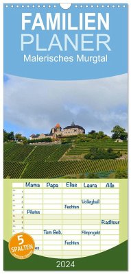 Familienplaner 2025 - Malerisches Murgtal mit 5 Spalten (Wandkalender, 21 x 45 cm) CALVENDO