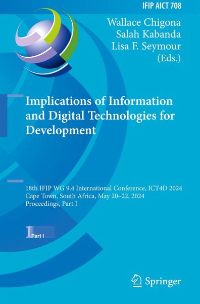 Implications of Information and Digital Technologies for Development Implications of Information and Digital Technologies for Development