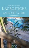 L&quote;acrostiche a son mot à dire (eBook, ePUB)