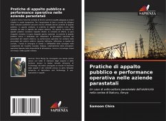 Cover Pratiche di appalto pubblico e performance operativa nelle aziende parastatali