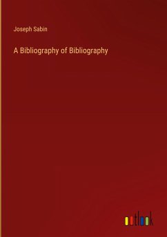 A Bibliography of Bibliography