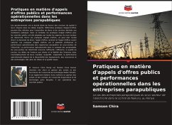 Pratiques en matière d'appels d'offres publics et performances opérationnelles dans les entreprises parapubliques - Chira, Samson