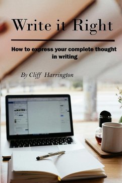 Write it Right - Harrington, Cliff