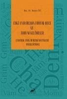 Eski Uygurcada Tohum Hece Ve Tohum Kelimeler - Isi, Hasan