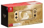 Nintendo Switch Lite Hyrule-Edition inkl. Ladekabel und 12-monatigen Mitgliedschaft für Nintendo Switch Online + Erweiterungspaket