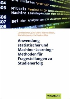 Cover Anwendung statistischer und Machine-Learning-Methoden für Fragestellungen zu Studienerfolg