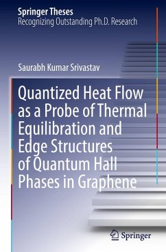 Cover Quantized Heat Flow as a Probe of Thermal Equilibration and Edge Structures of Quantum Hall Phases in Graphene