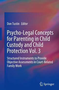 Cover Psycho-Legal Concepts for Parenting in Child Custody and Child Protection Vol. 3