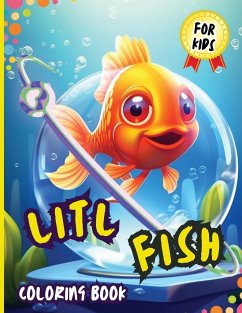 Litl Fish Coloring Book For Kids - Peter