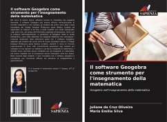 Il software Geogebra come strumento per l'insegnamento della matematica - Oliveira, Juliane da Cruz;Silva, Maria Emilia