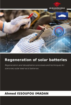 Regeneration of solar batteries - ISSOUFOU IMADAN, Ahmed