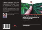 Propriétés médicinales de certains médicaments à base de plantes