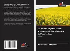 Le varietà vegetali come strumento di finanziamento dell'agricoltura - MATSINOU, Boldiny Jiscar