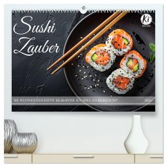 Sushi Zauber (hochwertiger Premium Wandkalender 2025 DIN A2 quer), Kunstdruck in Hochglanz