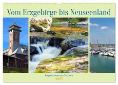 Vom Erzgebirge bis Neuseenland - Impressionen aus Sachsen (Wandkalender 2025 DIN A2 quer), CALVENDO Monatskalender - Calvendo;Seidel, Thilo