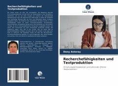 Recherchefähigkeiten und Textproduktion - Astoray, Dony