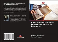 Analyse financière dans l'élevage de bovins de boucherie - Demeu, Andreia Alves;Lopes, Marcos A.